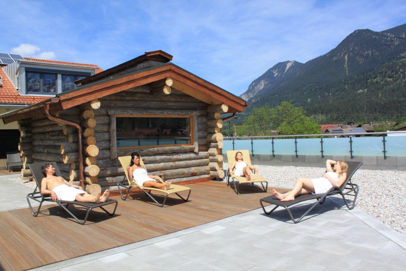 Sauna im Fit-Life Fitnessstudio Garmisch-Partenkirchen