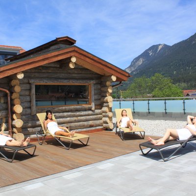 Sauna im Fit-Life Fitnessstudio Garmisch-Partenkirchen